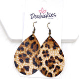 Leopard Teardrops -Earrings