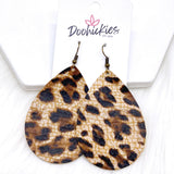 Leopard Teardrops -Earrings
