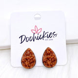 Big as Texas Autumn Teardrops -Earrings