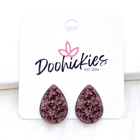 Big as Texas Autumn Teardrops -Earrings
