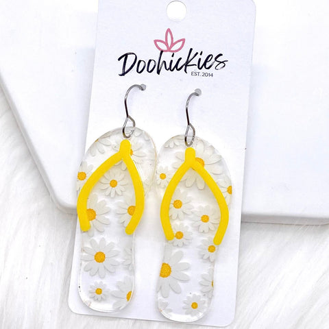 Flip Flop Dangle Collection - Summer Acrylic Earrings