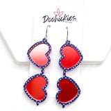 The Americana Mini Acrylic Collection - Patriotic Earrings