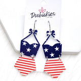The Americana Mini Acrylic Collection - Patriotic Earrings