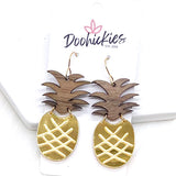 2" Pineapple Acrylics -Summer Earrings