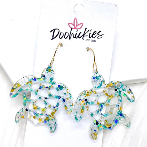 Aquatic Animal Acrylics - Summer Earrings