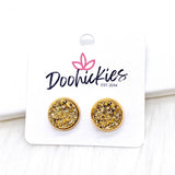12mm Sparkle Spirit Studs -Sports Earrings