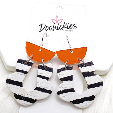 Spooky Stripes Collection -Halloween Earrings