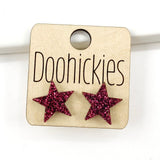 15mm School Spirit Star Studs - Spirit Earrings - 9 Color Options