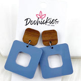 2" Acrylic Cubie Earrings - Everyday Earrings