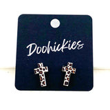 16mm Cross Studs - Easter Earrings