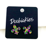 Fleur de Lis Stud Earrings (3 Color Options)