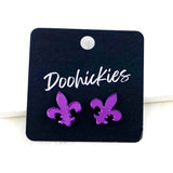 Fleur de Lis Stud Earrings (3 Color Options)