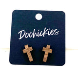16mm Cross Studs - Easter Earrings