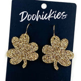 Hand Drawn Shamrocks Earrings - St. Patrick's Day