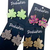 Hand Drawn Shamrocks Earrings - St. Patrick's Day