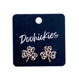 15mm Lil' Shamrock Studs - St. Paddy Acrylic Earrings