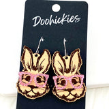 1.75" Cool Bunnies - Dangle Easter Earrings