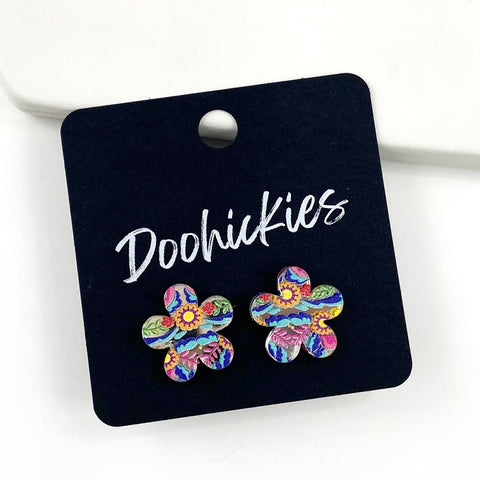 Cinco de Mayo Studs - Acrylic Earrings