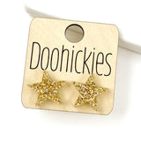 15mm School Spirit Star Studs - Spirit Earrings - 9 Color Options