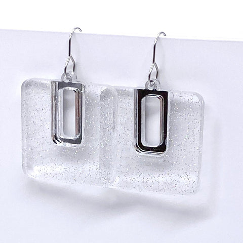 1.5" Shimmer Bellas -Everyday Acrylic Earrings