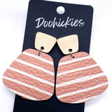 2" The Pretty Collection- Spring Leather Earrings