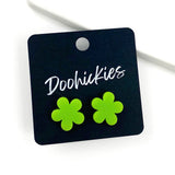 15mm Neon Flower Studs - Cinco de Mayo Earrings