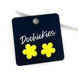15mm Neon Flower Studs - Cinco de Mayo Earrings
