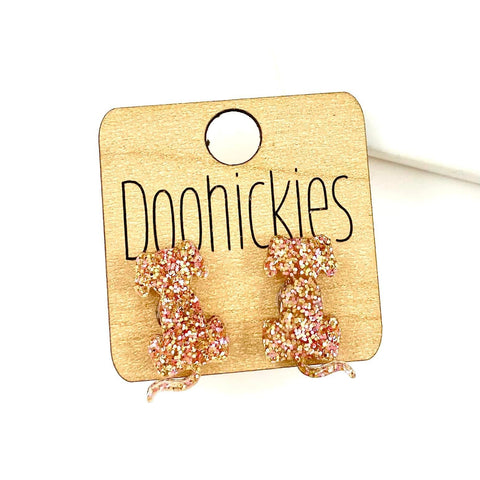 20mm Puppy Dog Studs - Dog Earrings