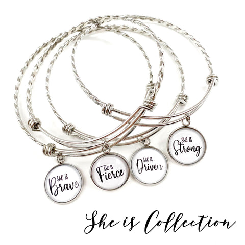 New SHE IS Bracelet Collection