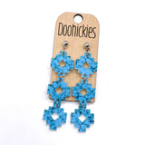 3" Aztec Acrylic Drops - Western Earrings