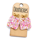 2" Shimmer & Sparkle Present Dangles - Birthday Earrings