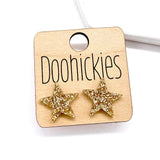 Shine Bright Star New Years Stud Earrings