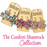 The Confetti Shamrock Collection - St. Patrick's Day Earrings