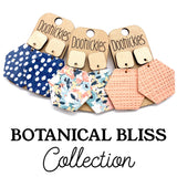 The Botanical Hexi Collection - Spring Leather Earrings