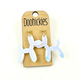 Balloon Dog Acrylic Dangle Birthday Earrings (2 Options)