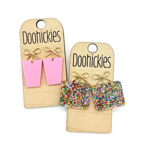 Birthday Present Acrylic Dangle Earrings