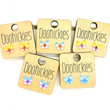 12mm Tiny Butterfly Acrylic Studs