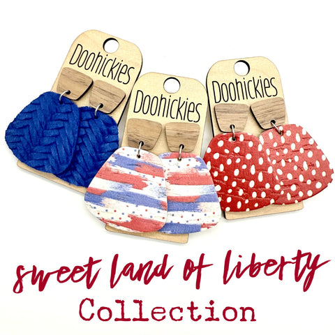 The Sweet Land of Liberty Jasmine Collection - Patriotic Earrings