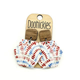 The Sea to Shining Sea Hexi Collection - Patriotic Earrings