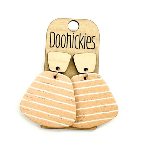 The Stripes of Summer Jasmines Collection - Corkie Earrings