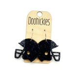 1.25" Glitter School Spirit Football Helmet Dangles - Custom Spirit Earrings - 9 Color Options