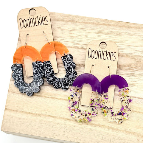 Spooky Maria Dangle Collection - Halloween Earrings