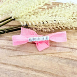 Breast Cancer Awareness Stretch Letter Bracelets