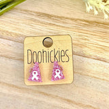 Pink Out Ribbon Megaphone Earring Collection - Breast Cancer Awareness Earrings