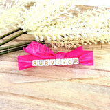 Breast Cancer Awareness Stretch Letter Bracelets