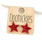 15mm School Spirit Star Studs - Spirit Earrings - 9 Color Options