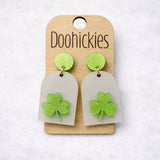 Rainbow Shamrock Dangle Collection - St. Patrick's Earrings