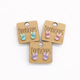 Pastel Hoppy Bow Stud Collection - Easter Earrings