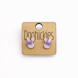 Pastel Hoppy Bow Stud Collection - Easter Earrings