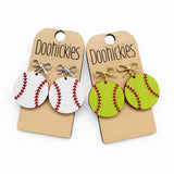 Dainty Dainty Baseball Earring Collection - Spirit Sports Earrings
